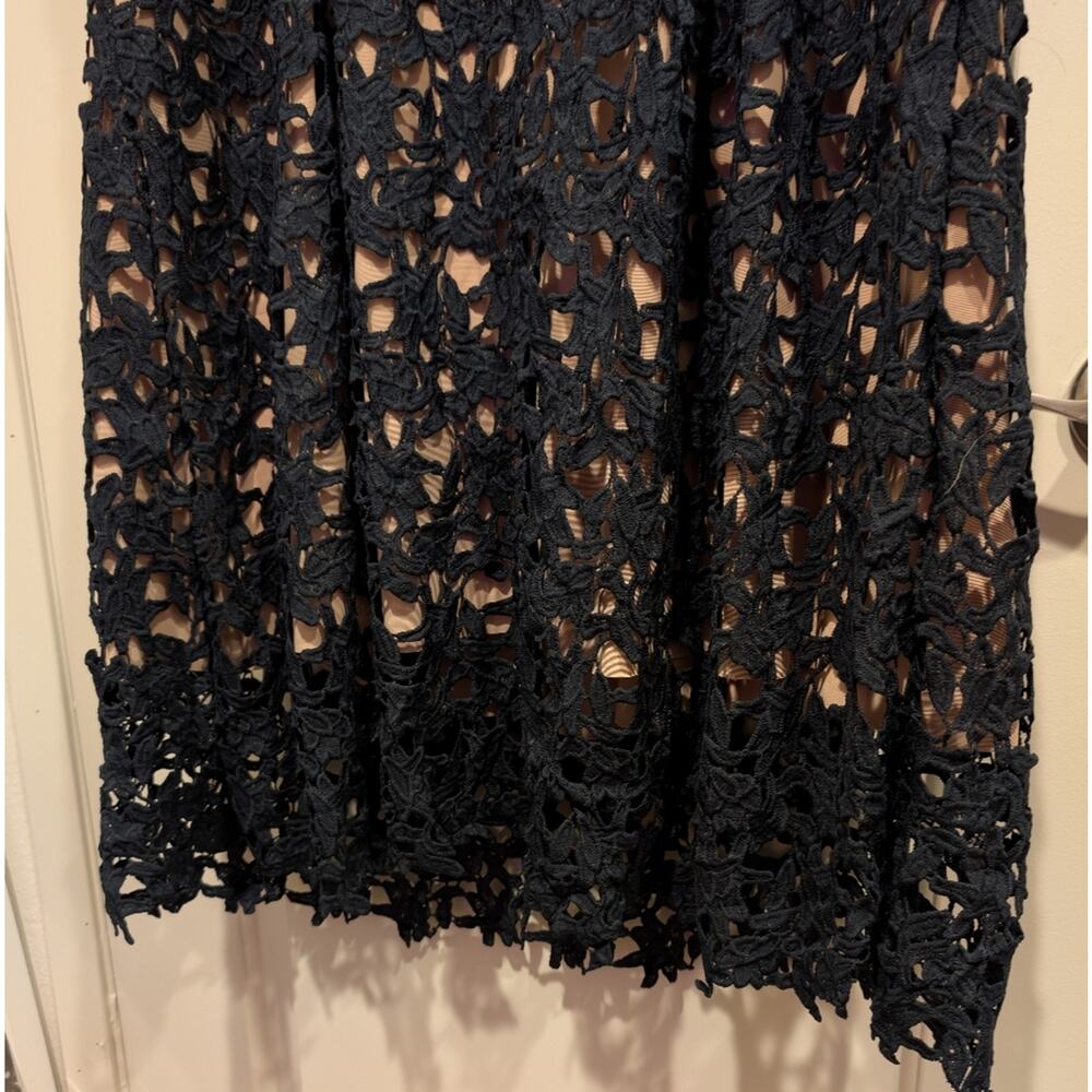 So Fancy Lace Navy Midi Dress City Chic Plus Size 20 - Picture 9 of 12